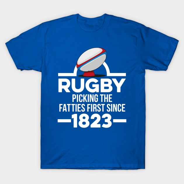 Funny Rugby Joke Rugby 1823 T-Shirt by Bubsart78